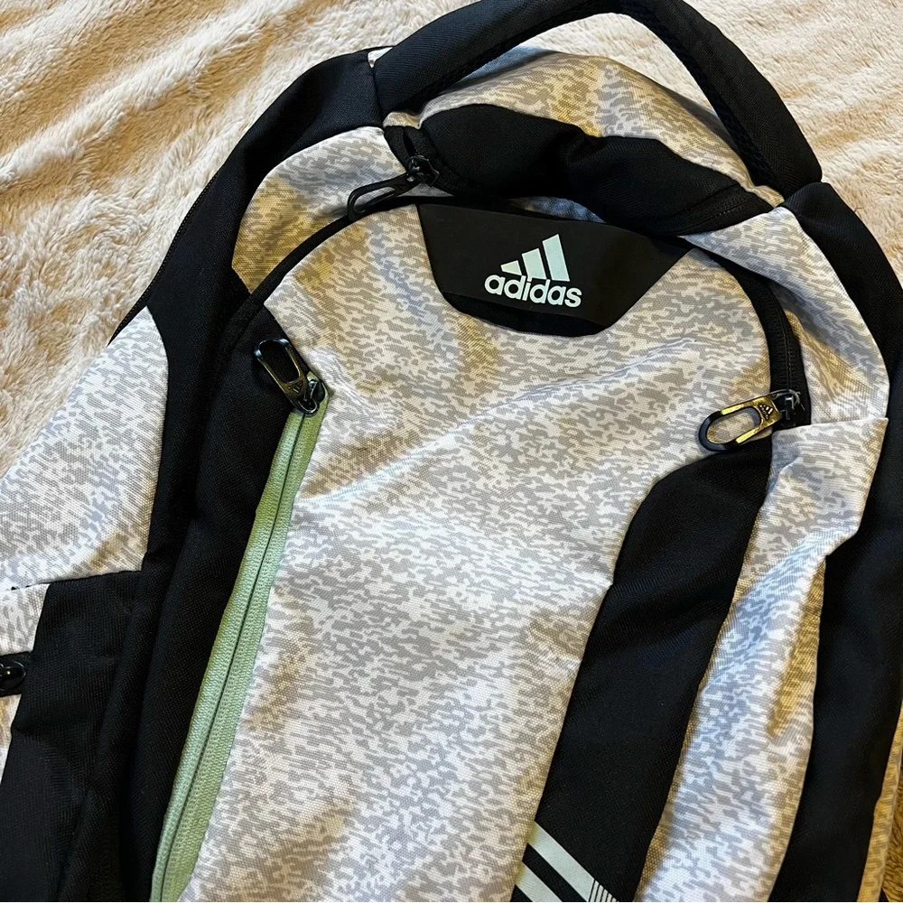 Adidas Black and White Backpack - Picture 2 of 7